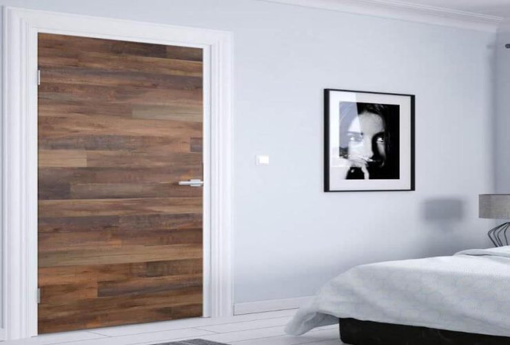 Go bold with graphic prints of Door Wrapping